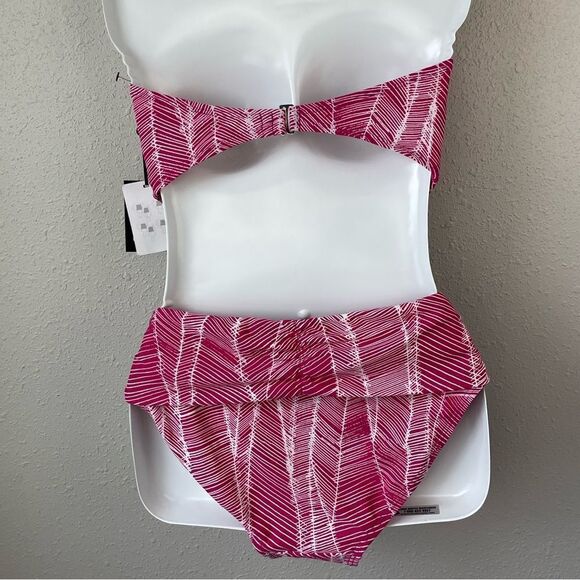 NWT DKNY Bikini Top and Matching Bottoms Size L - Picture 2 of 5